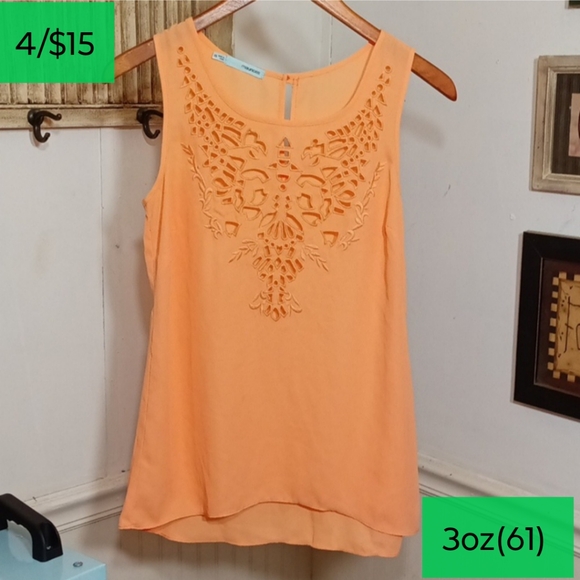 Maurices Tops - Maurices FLAWED embroidered tank top style blouse